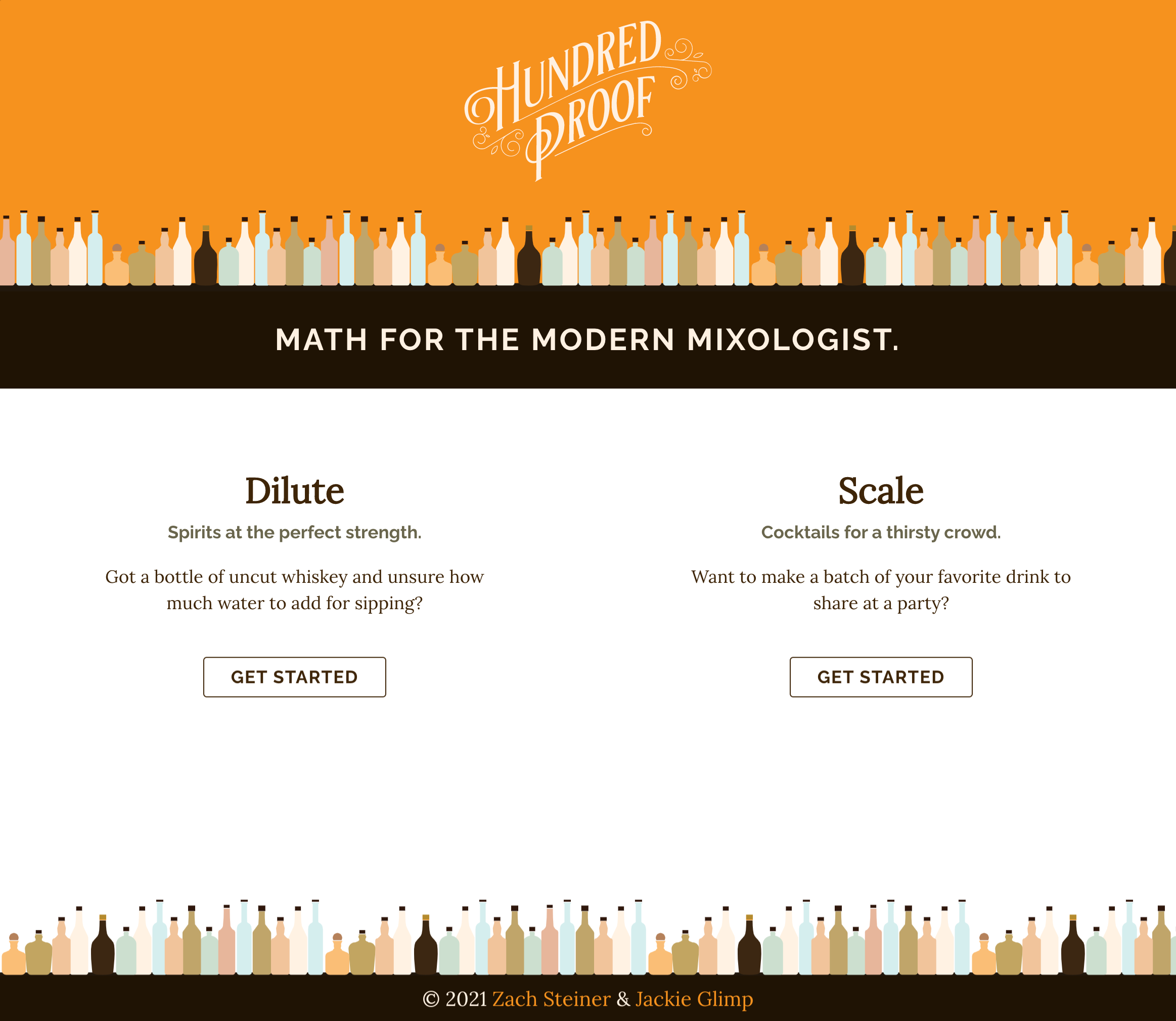 Hundred Proof - Homepage