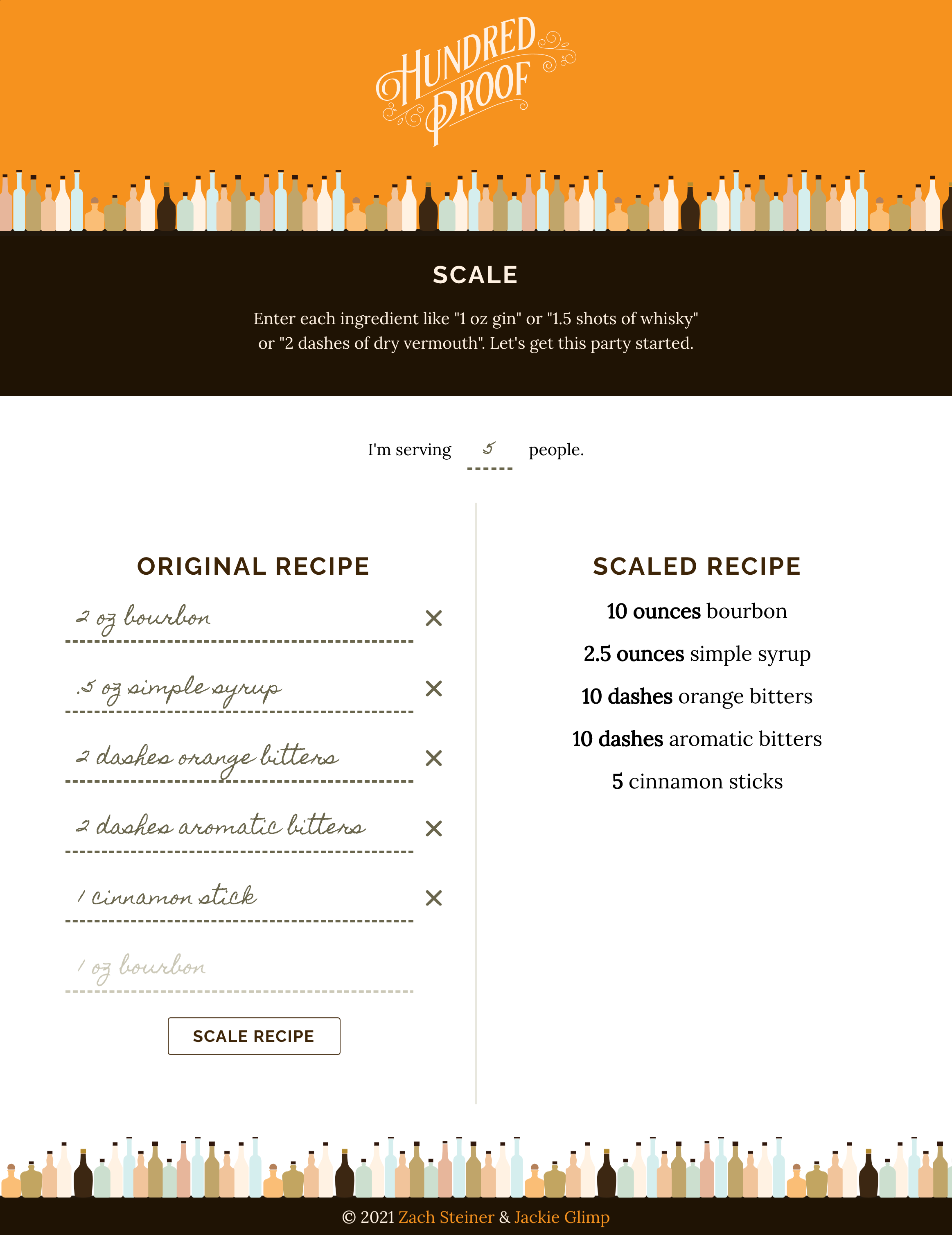 Hundred Proof - Scale