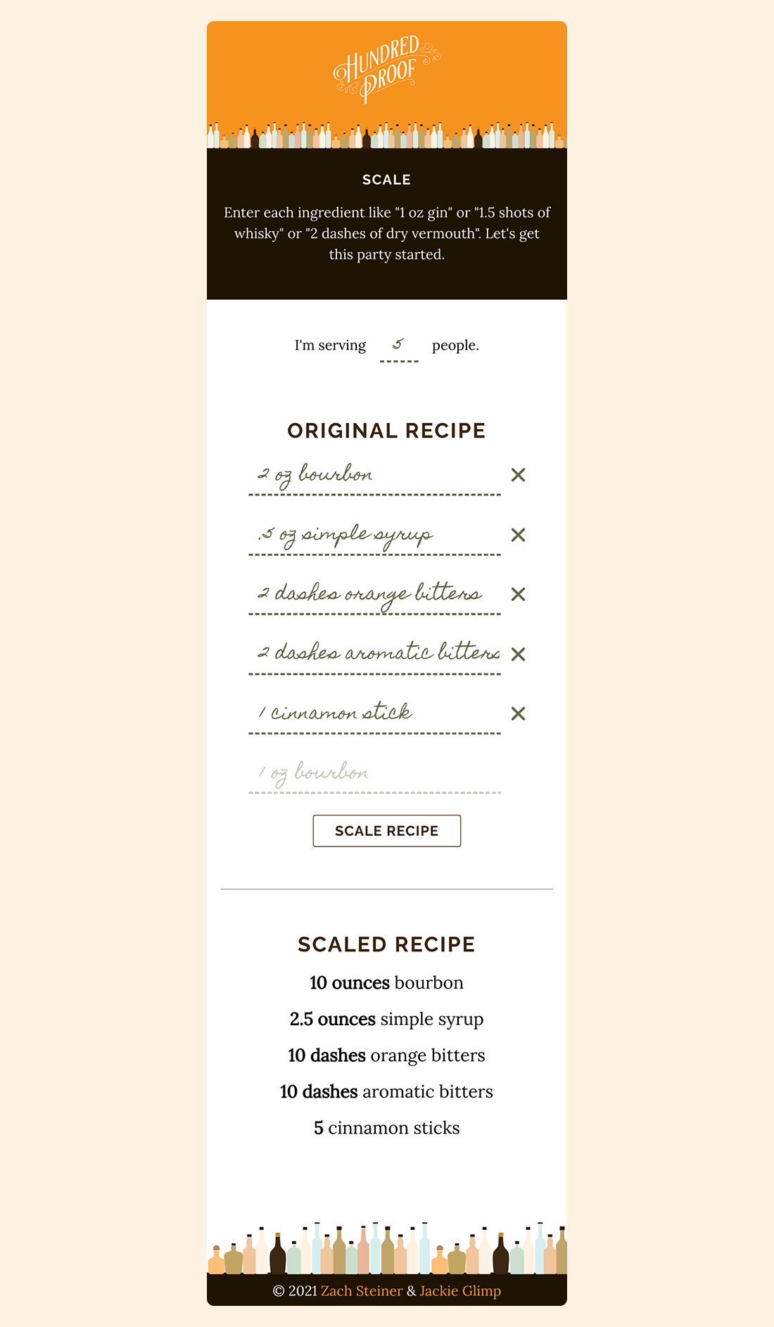 Hundred Proof - Mobile Scale