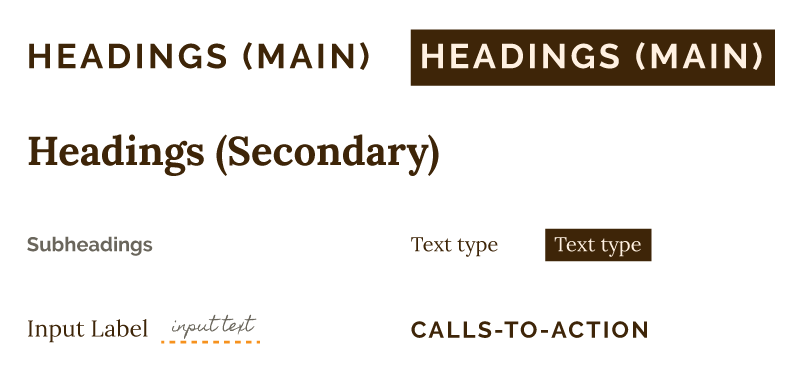 Hundred Proof - Typography